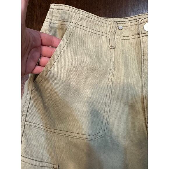 NWT Altar’d State Y2K Cargo Pants Women 32 Olive Green Grunge 90s Gorp Chunky - Picture 15 of 15